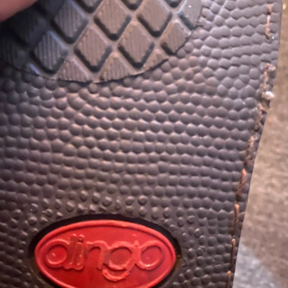 Men's Brown Leather Harness Boots with Studded Strap - Picture 5 of 6